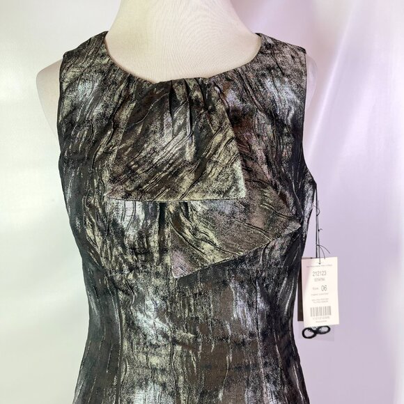 NWT Etcetera Set Top Size 6 Skirt Size 4 Burnished Metallic - Picture 11 of 16